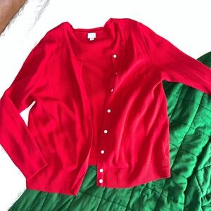 a new day Vibrant Red Women's Cardigan